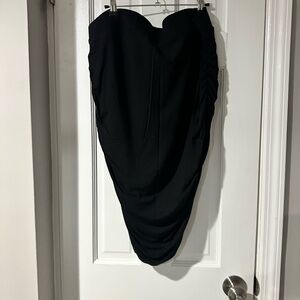 Torrid Black Cinched Mini Skirt